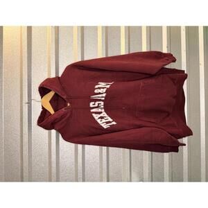 Vintage Texas A&M Maroon Hoodie Sweatshirt XL